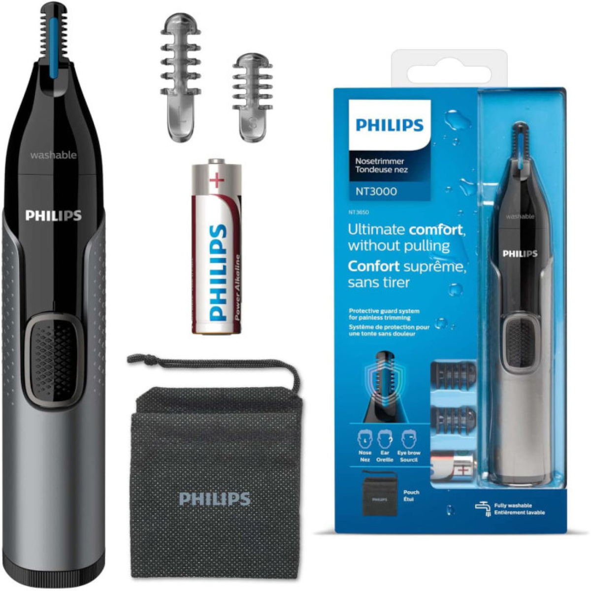  cortapelo nariz y orejas philips cuidado personal philips