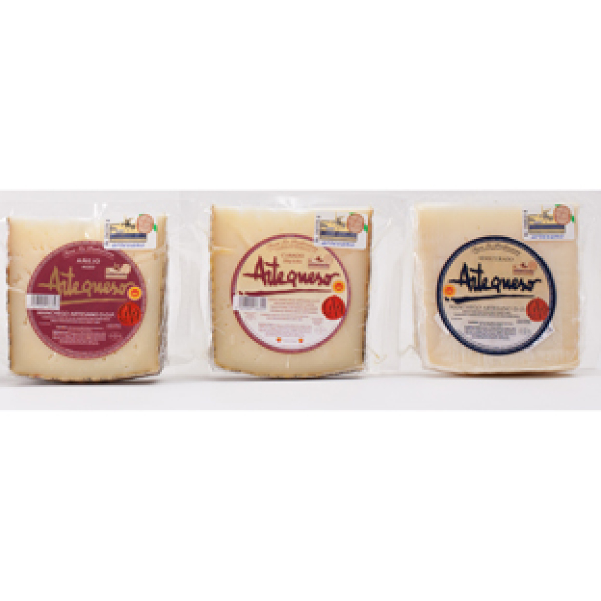  pack 3 cuñas queso artequeso gourmet artequeso