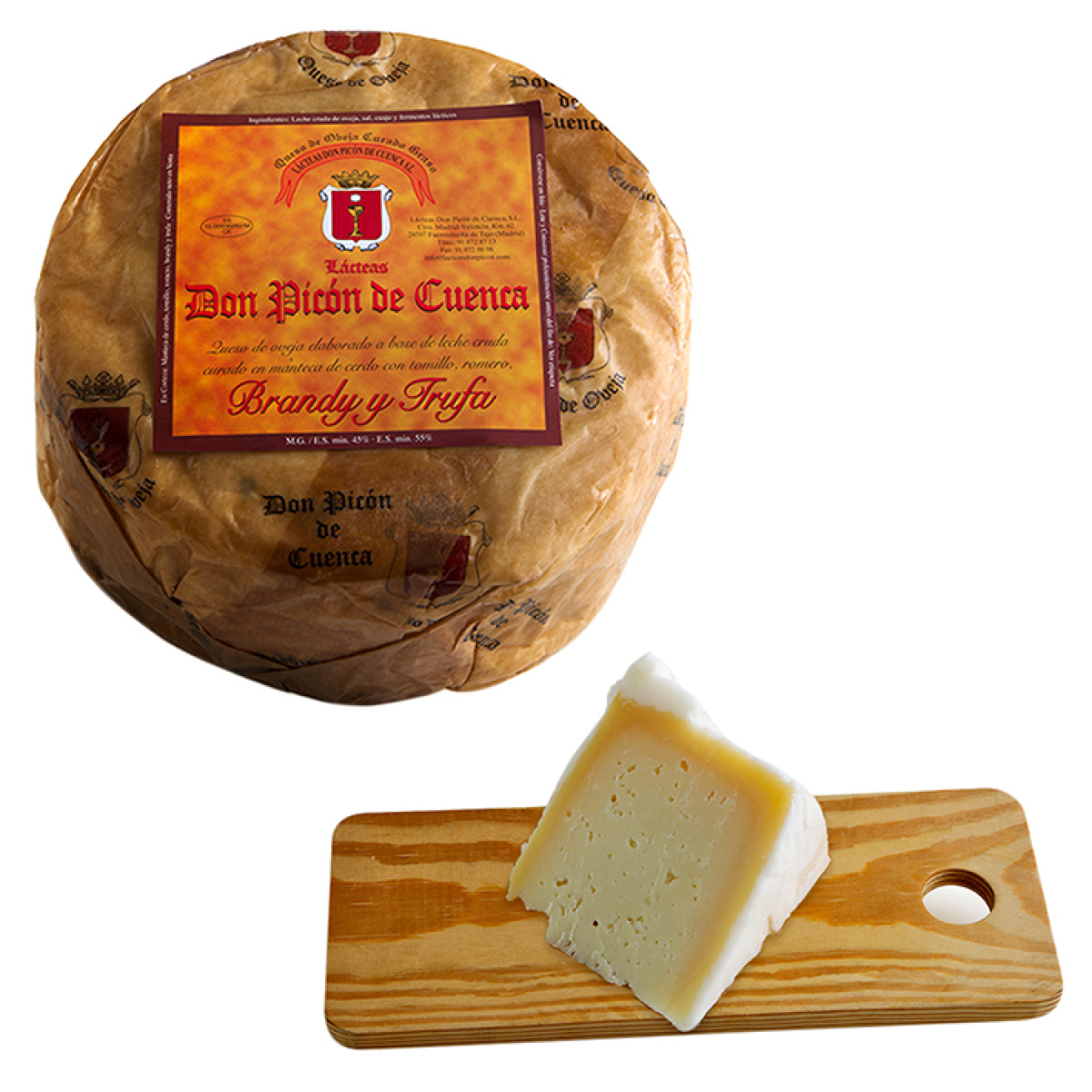  queso don picón de cuenca 2 kg. gourmet donpiconde